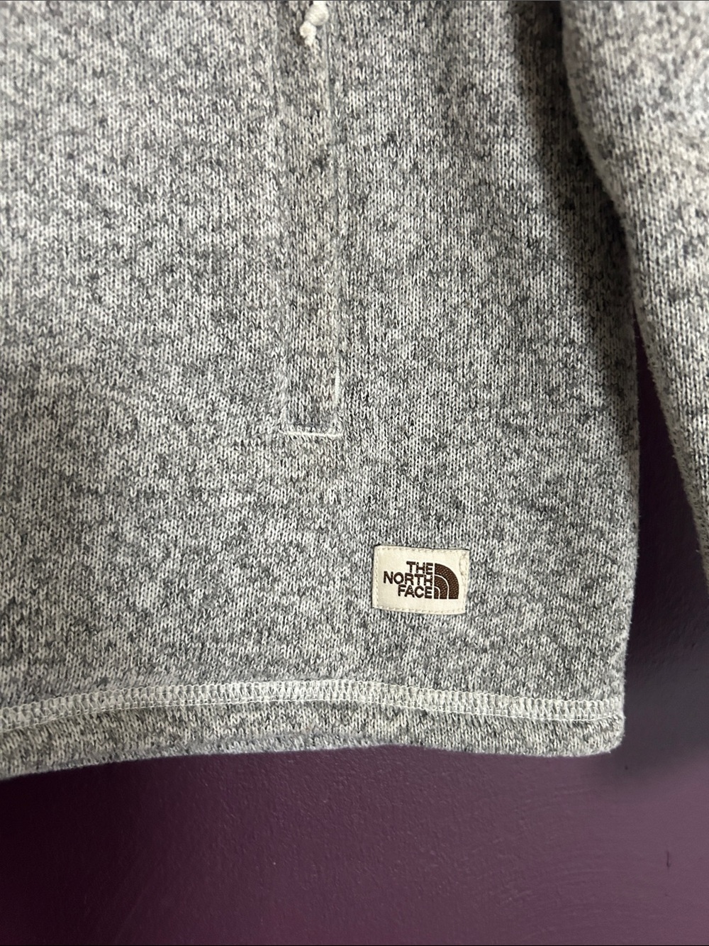 North Face full zip sweater jacket☑️☑️ - Picture 2 of 5